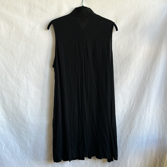 Sequel by Sharon Anthony black tunic-length vest, size 14 - Picture 5 of 12